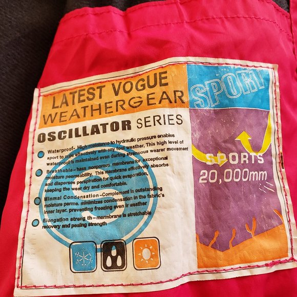 Outdoor Diamond Candy Sport Windbreaker Raincoat Jacket XS Hiking Full Zip Retro - Picture 10 of 15